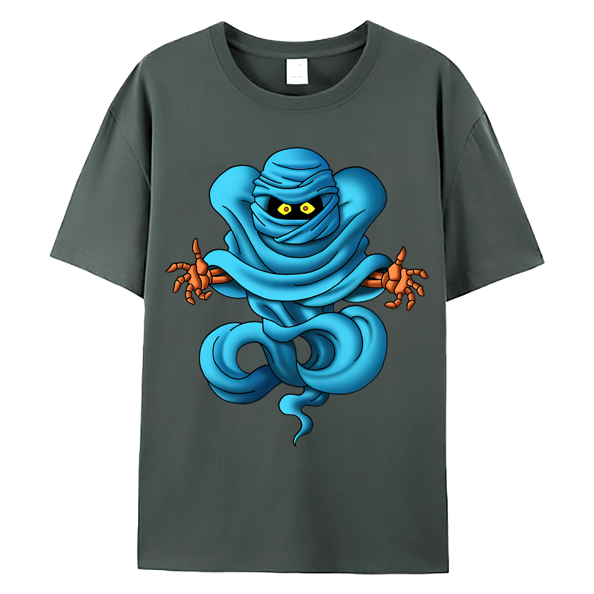 （画像用） ドラゴンクエスト Doragon Kuesuto Dragon Quest 綿100％ メンズ半袖Tシャツ｜肌触りやわらか＆通気性